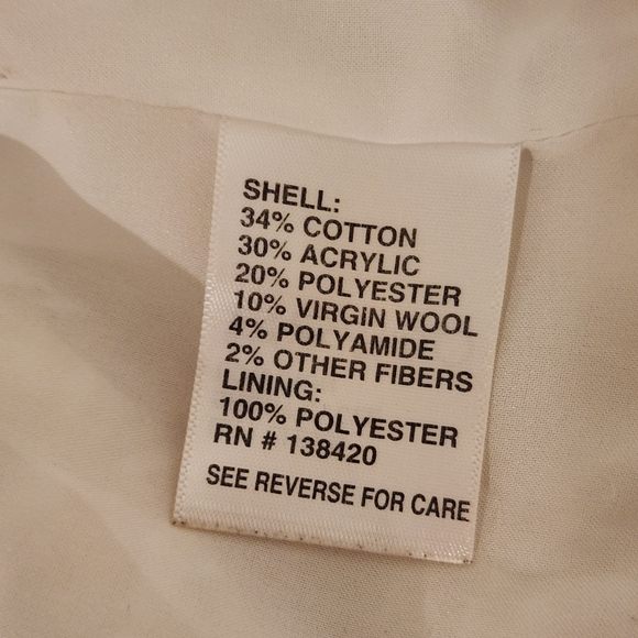 Etcetera size 4 cream coat - Picture 4 of 8